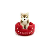 Red Husky Dog Bed